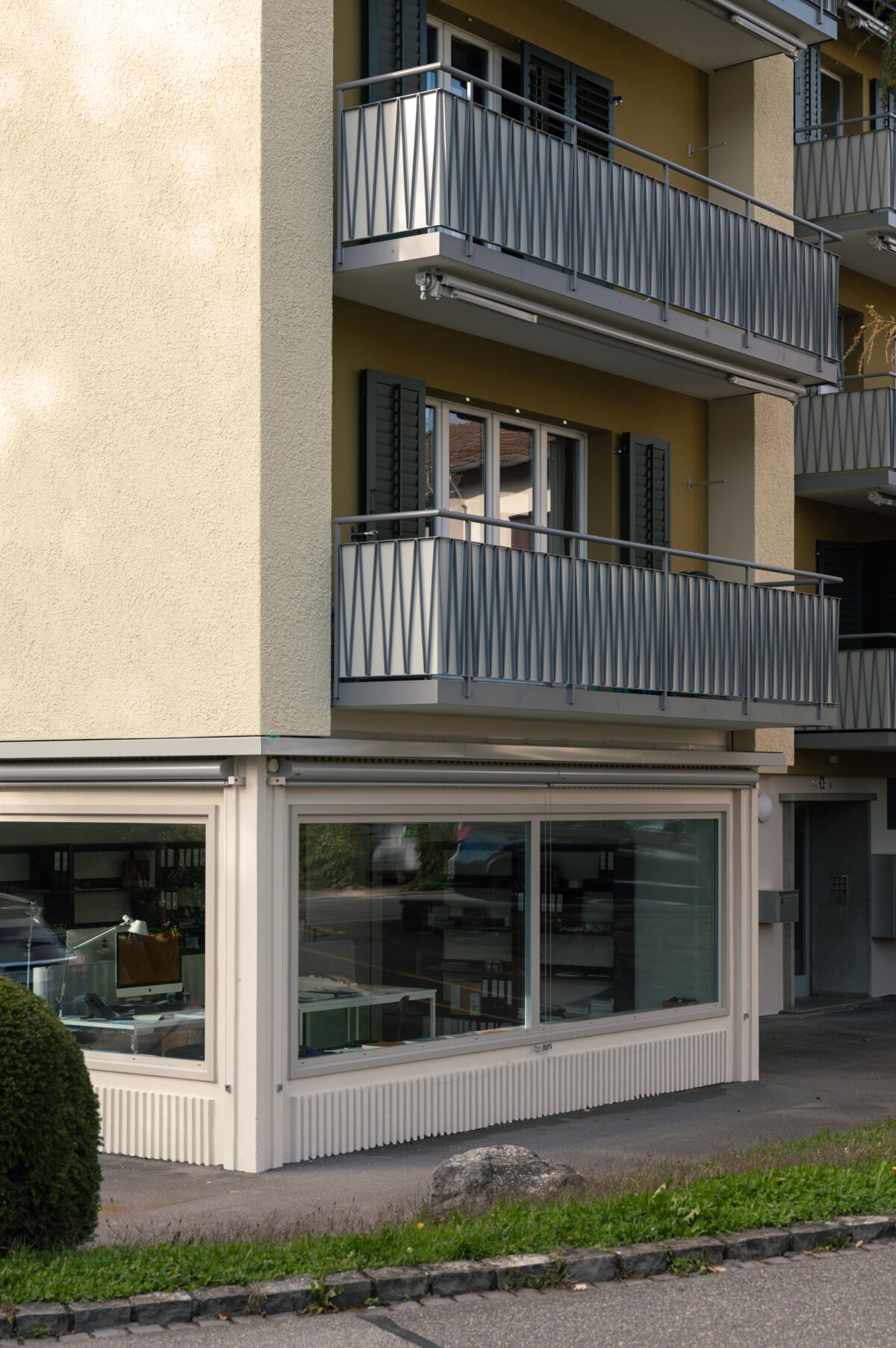 Sanierung Lauriedhofweg, Gewerbefläche im Erdgeschoss