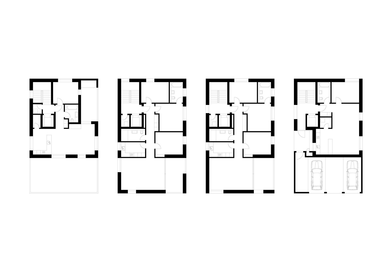 Mehrfamilienhaus Löberenstrasse, Grundrisse